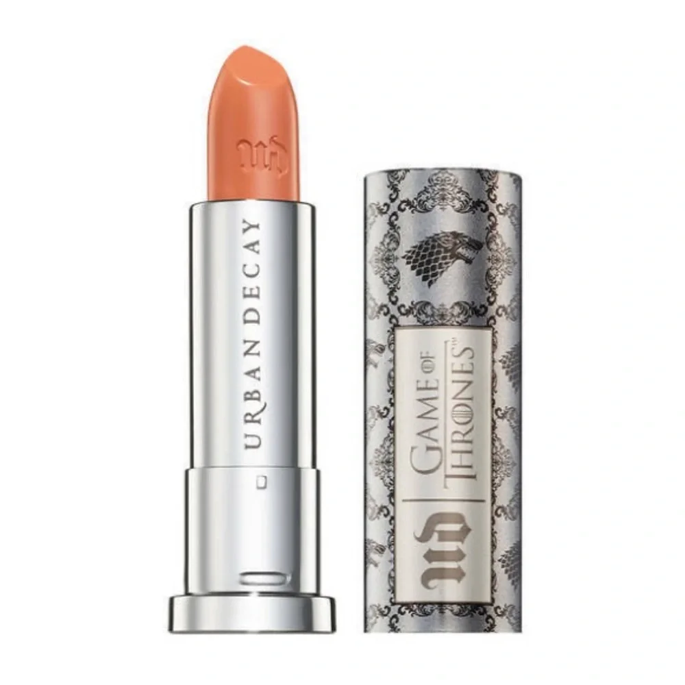 Urban Decay Game of Thrones Lipstick Sansa Stark Peach New in Box